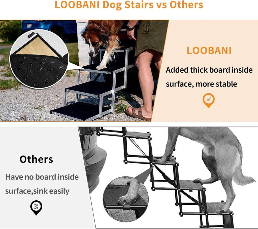 Folding Dog Ramp with Nonslip Surface J1390