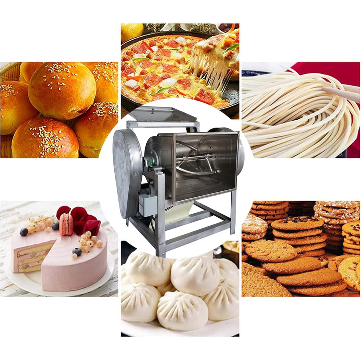 25KG/55LB Electric Dough Flour Mixer with Stand X8529