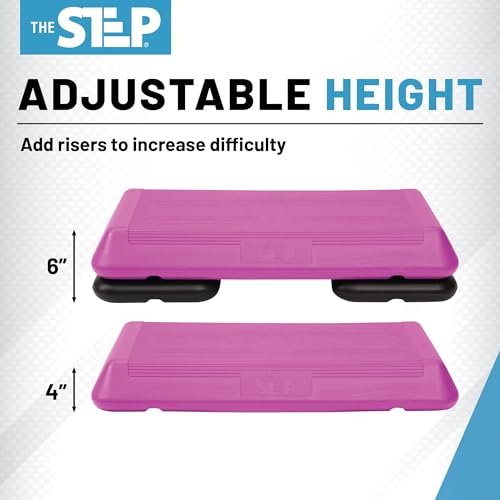 Exercise Step Platform with 2 Risers S17861