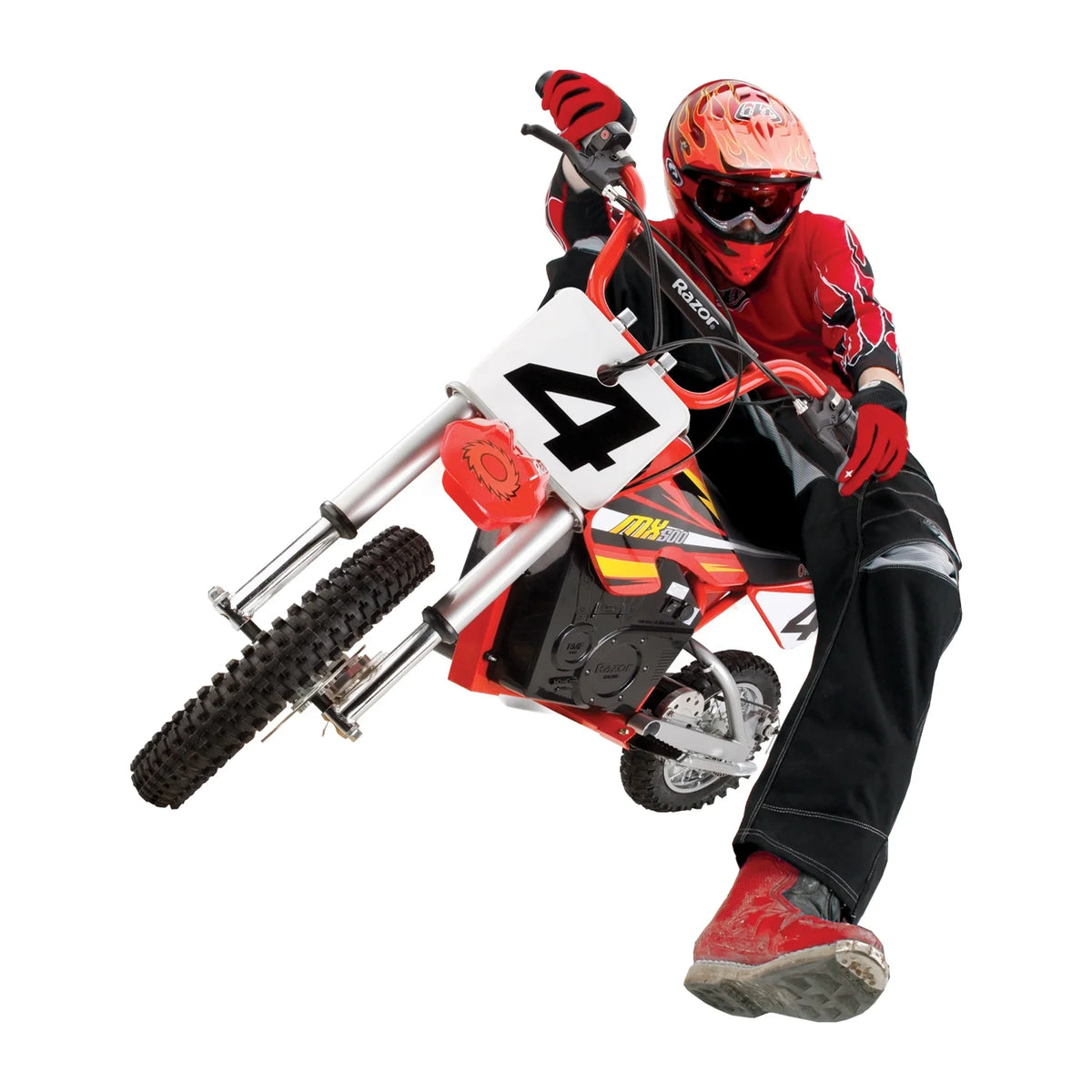 Red Electric Bike Motorcycle D7565