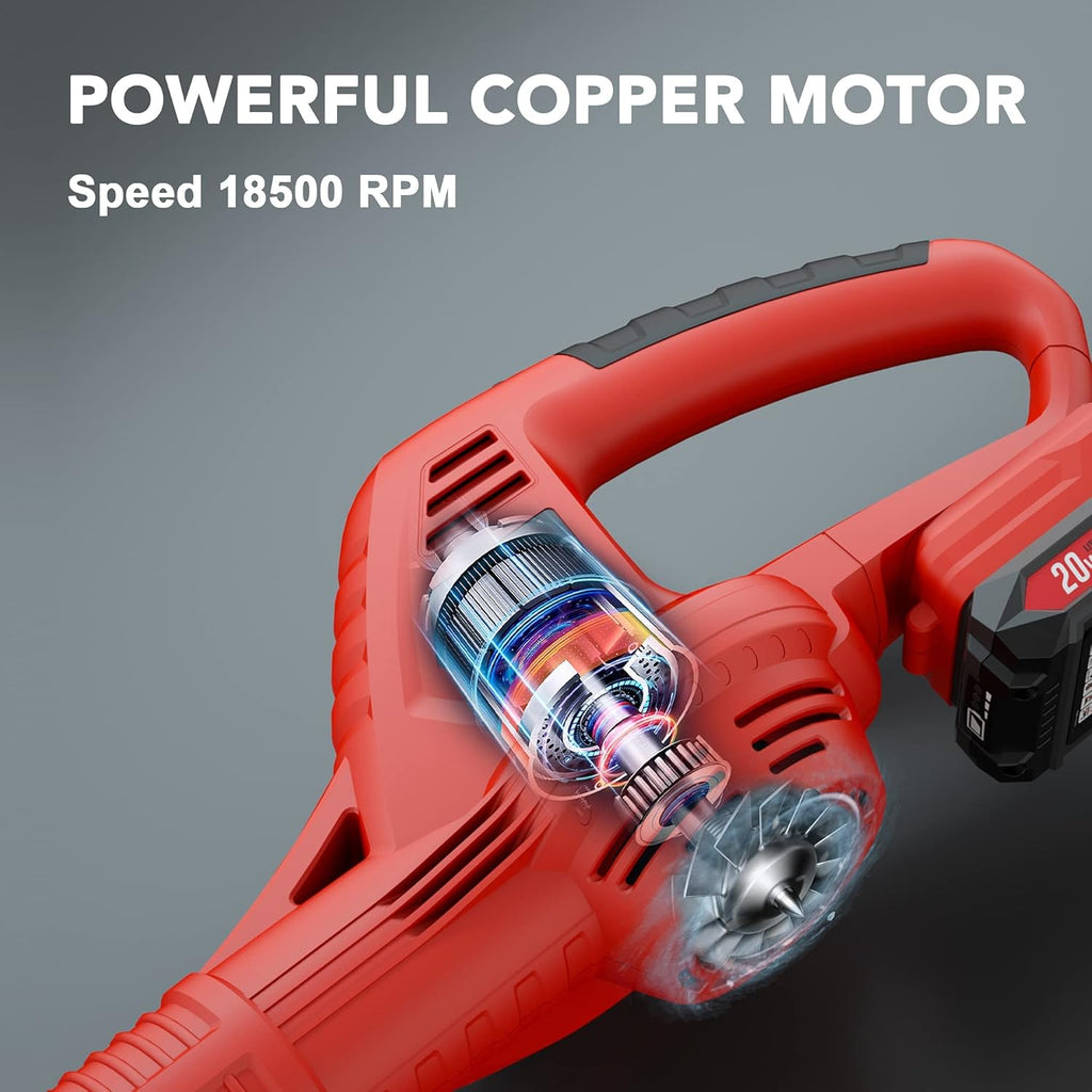 20V Cordless Leaf Blower with 2.0Ah Battery and Fast Charger Q154