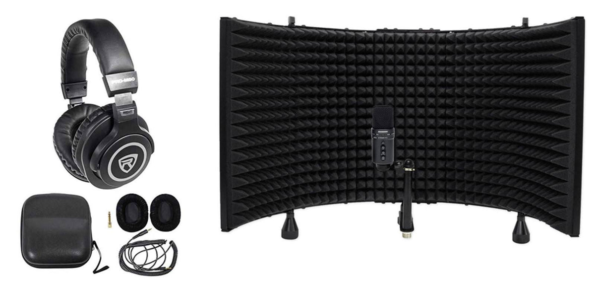 USB Podcast Microphone with Headphones R2465