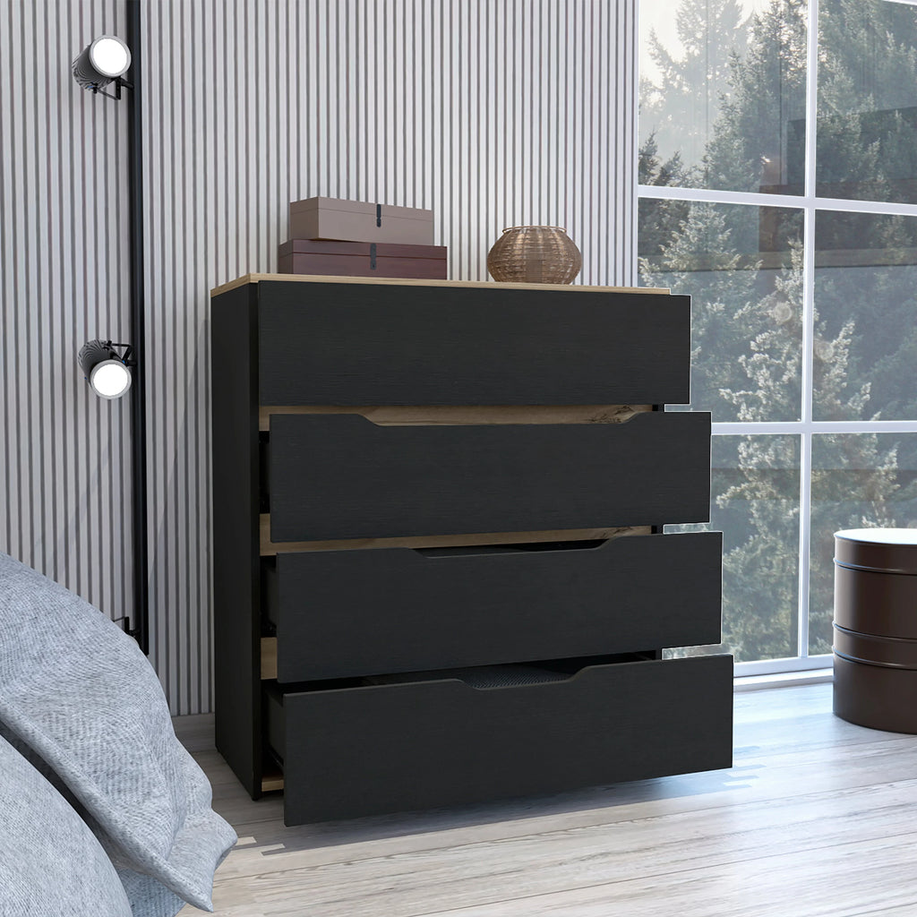 Black Manufactured Wood Dresser X904176