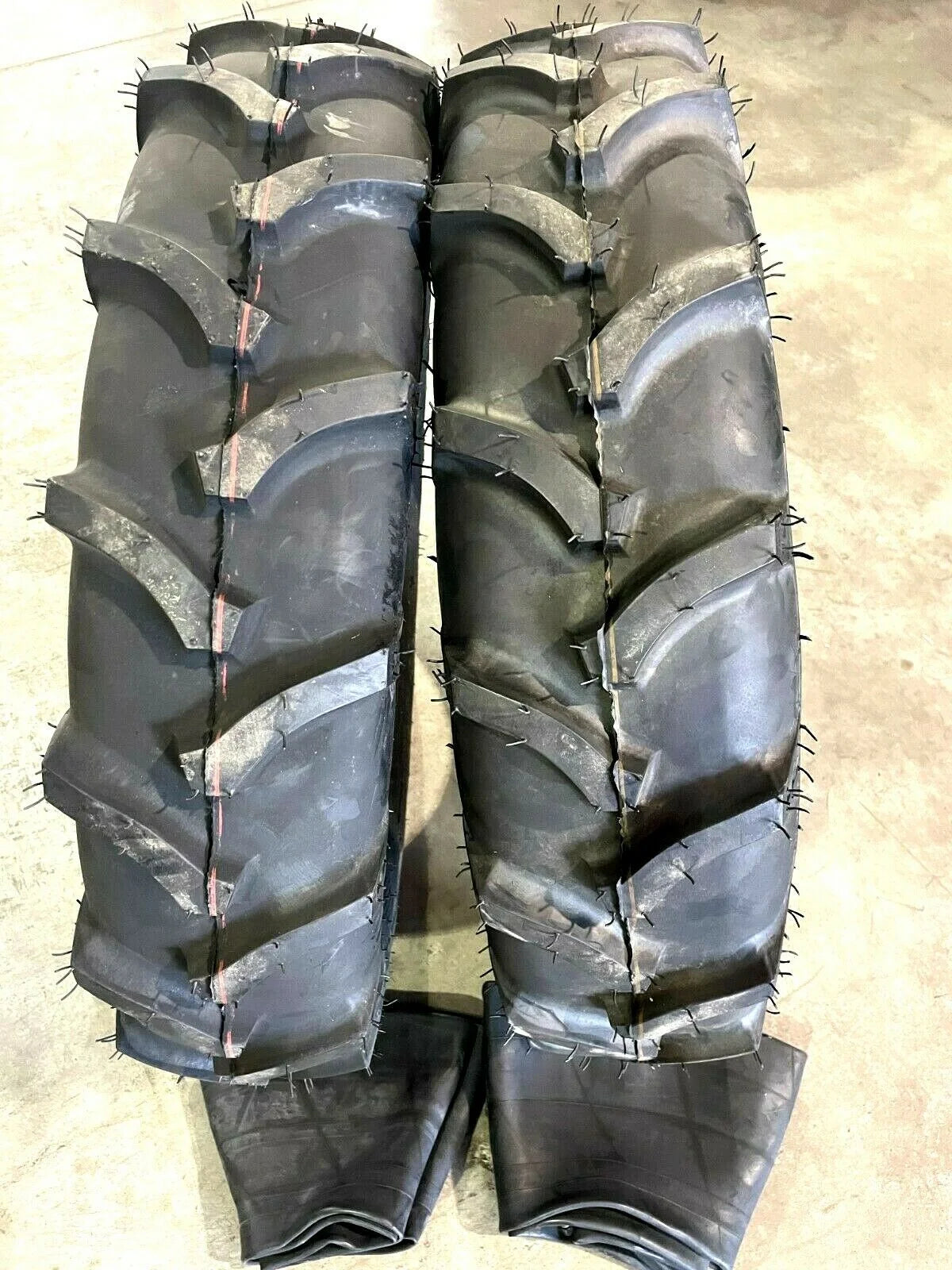 7.50-16 Farm Tractor Lug Tires With Tubes 8 Ply E5330