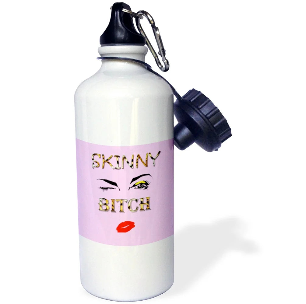 Leopard print pink Sports Water Bottle, 21oz G721