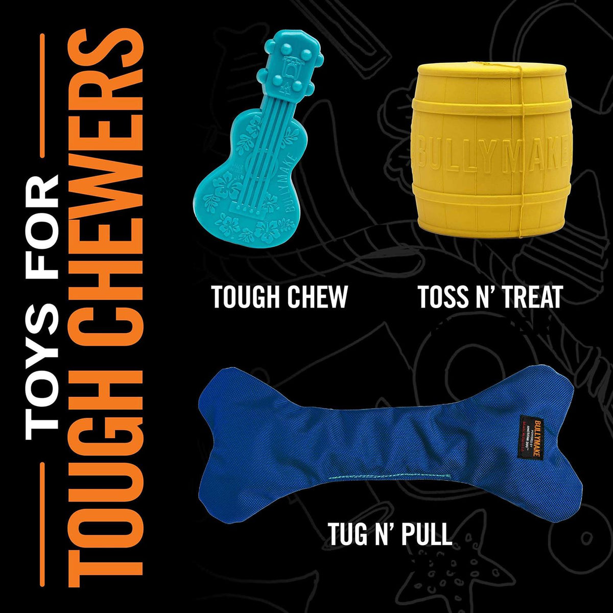Rubber Chew Toy for Dogs J4362
