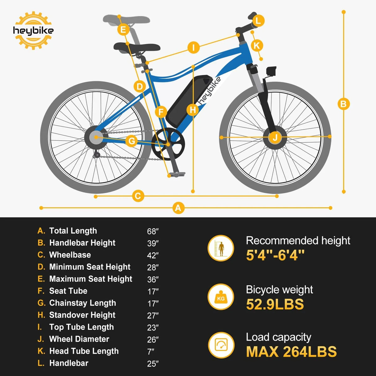 500W Motor 48V 12.5AH Battery 27.5 Electric Mountain Bike L8988