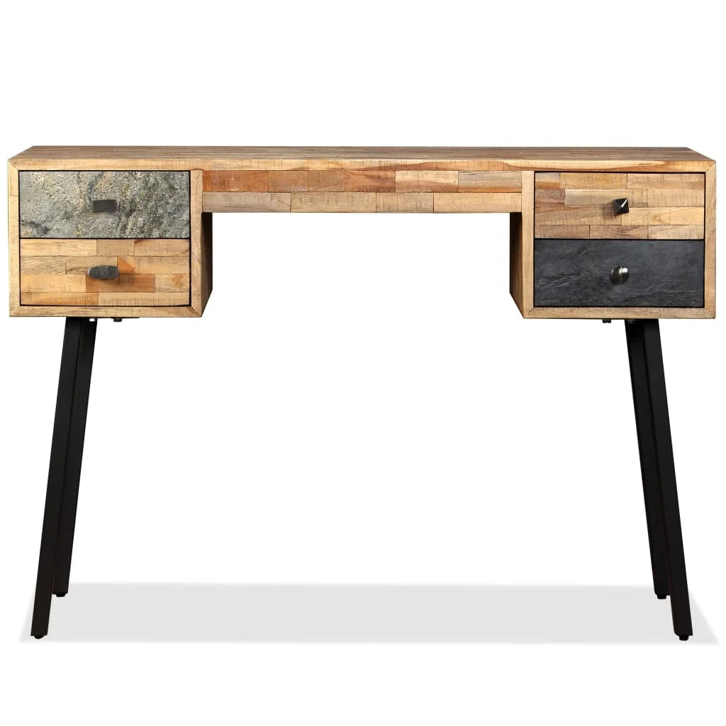 Solid Reclaimed Teak Writing Desk K79262