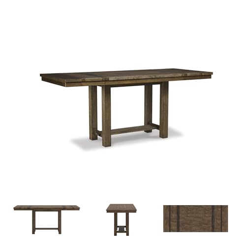 White Dining Extension Table with Trestle Base W365