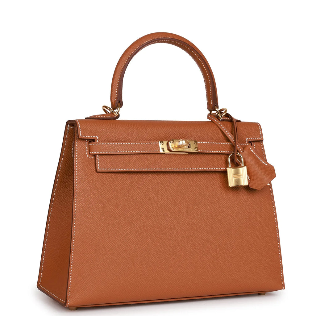 Gold Epsom Leather Handbag L15236